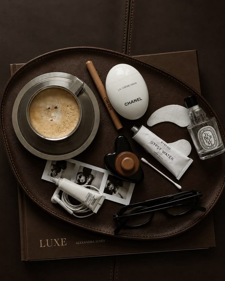 Styled product flat lay